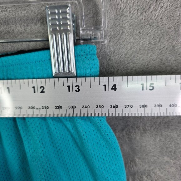 Womens Under Armour Athletic Mesh Shorts Turquoise & Black 4" Inseam Size S - Picture 7 of 11